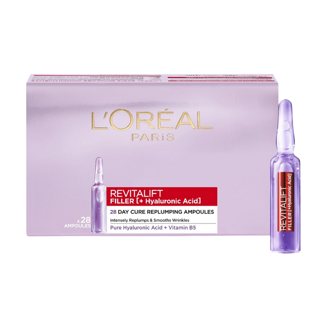 L’Oréal Revitalift Filler Hyaluronic Acid Serum Ampoules (28 count)