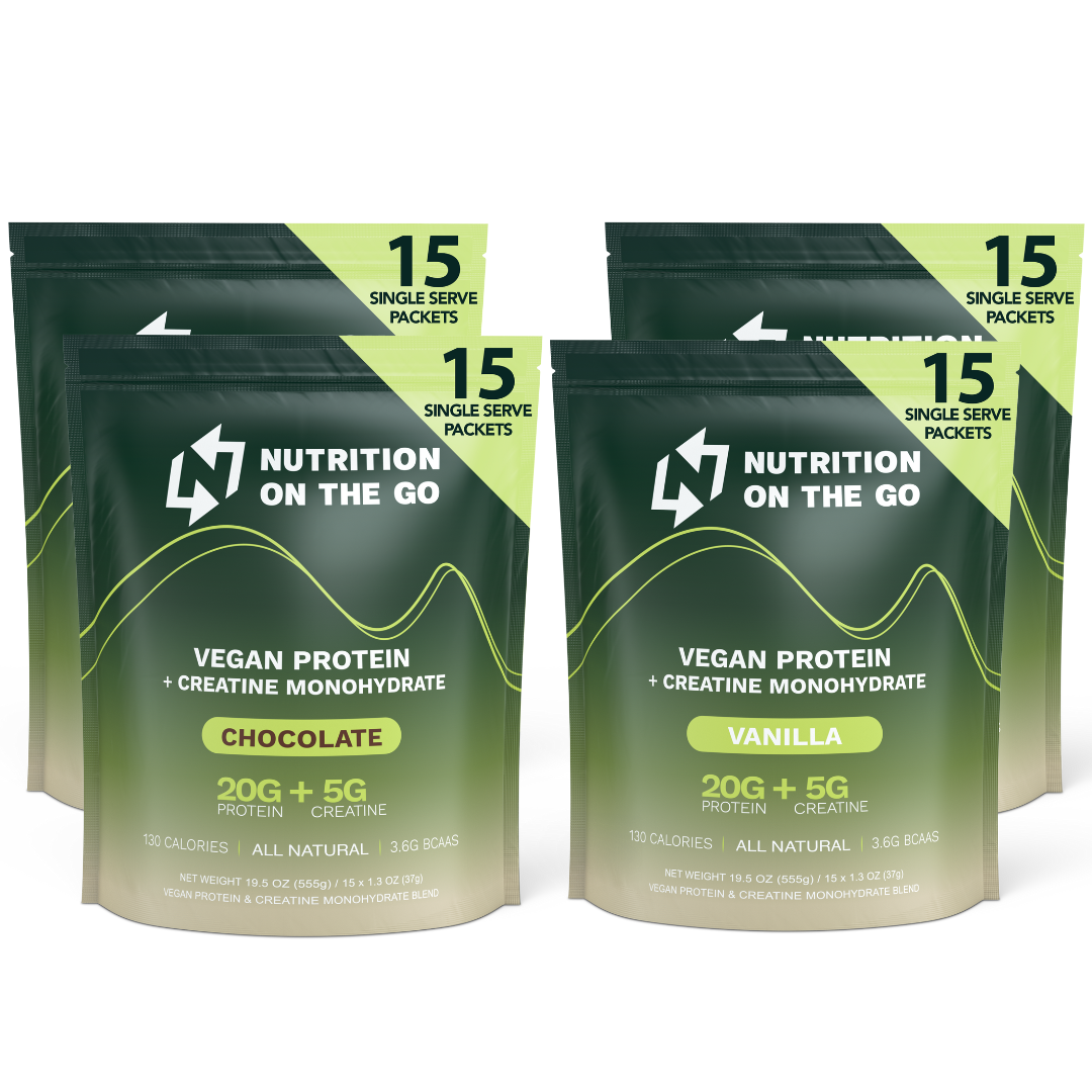 Vegan Protein Powder with Creatine | Single-Serve Packets