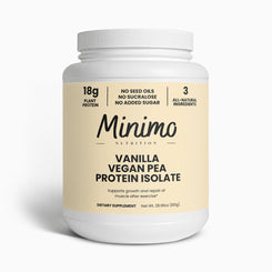 Vanilla Vegan Pea Protein Isolate Powder, 2.09 lbs