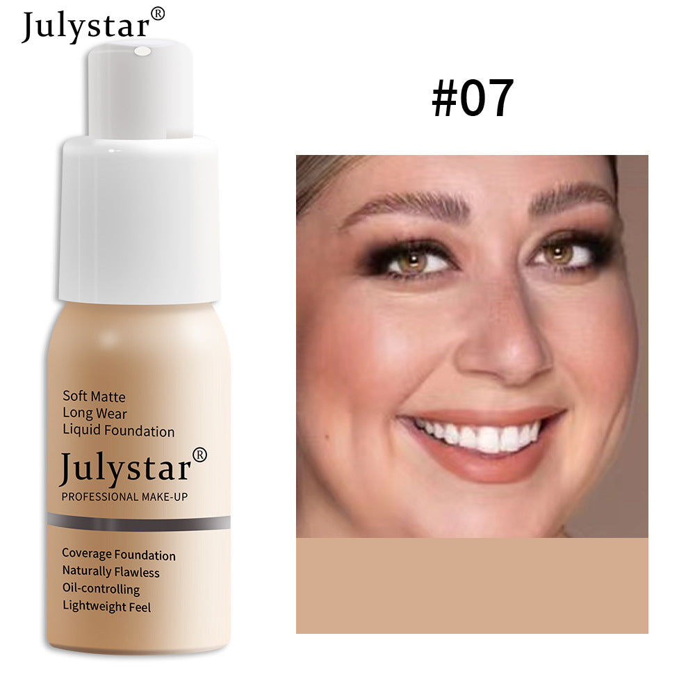 Liquid Foundation Concealer Long-Lasting Moisturizing Oil Control BB Cream Foundation Makeup