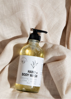 Mother's Day We Love Us Shop Take Care Bundle & Gift Set| Body Wash, Bath Oil, Lip Balm, & Lavender Candle