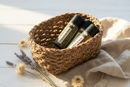 Lip Balm – Vanilla & Original | Hydrating Natural Lip Care with Toxin-Free & Organic Ingredients