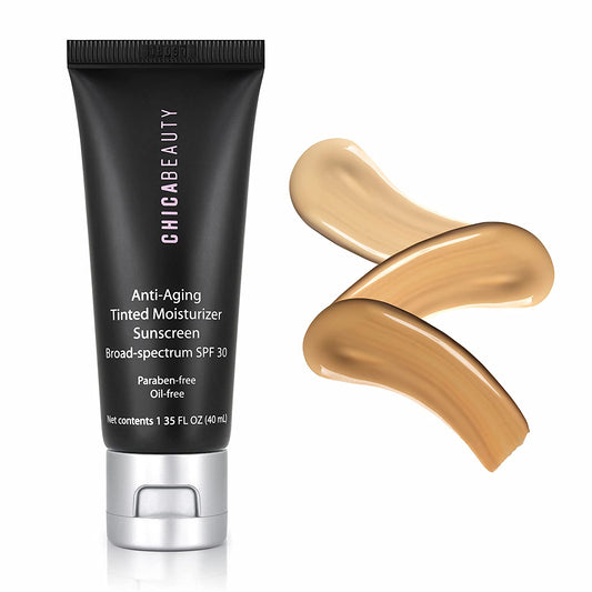 Anti-Aging Tinted Moisturizer Sunscreen Broad-Spectrum SPF 30 by Chica Beauty