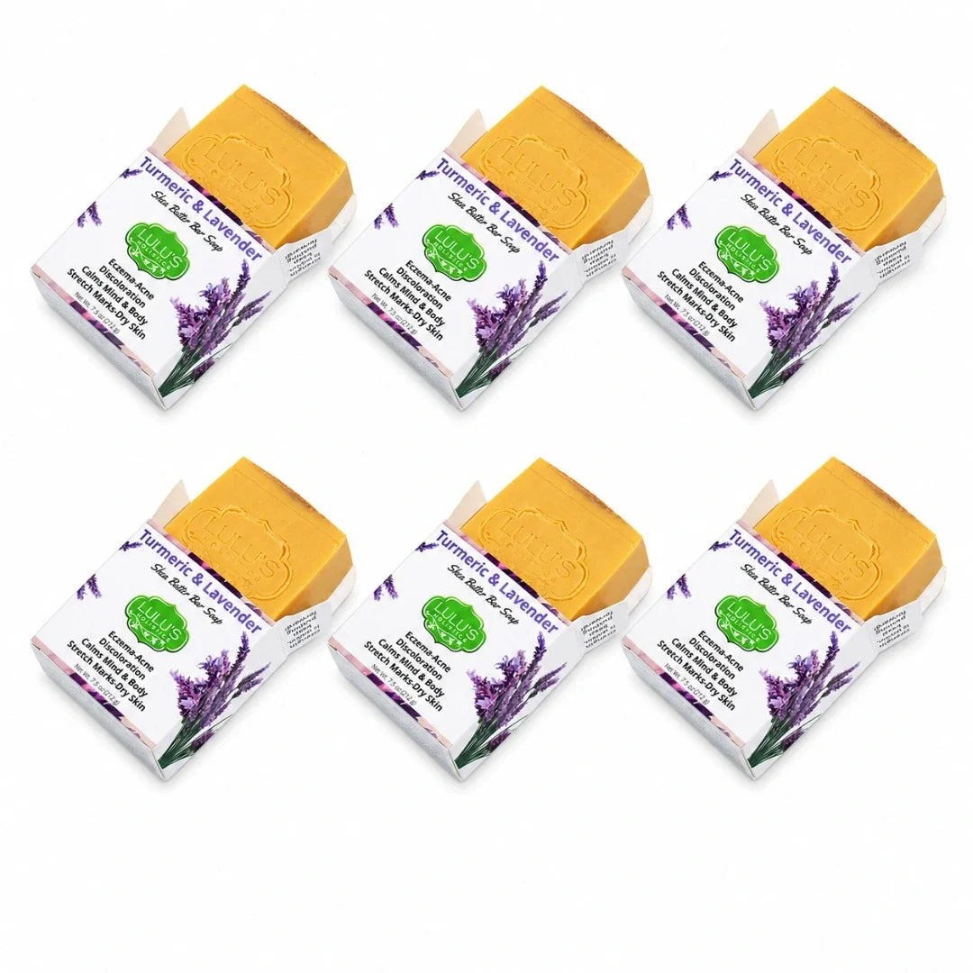Turmeric & Lavender Shea Butter Bar Soap – Calming Brightening Cleanse