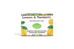 Lemon Turmeric Shea Butter Bar Soap – Brightening Cleanse