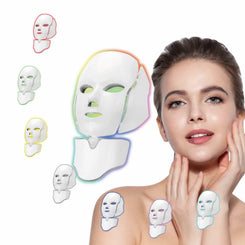 DELOO LED Facial Mask Device Seven-Colors Light Multi-Color Therapy