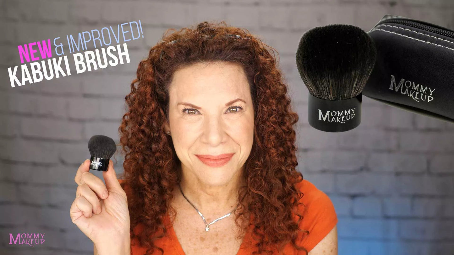 Kabuki Brush - Hand cut, Vegan, Cruelty-Free Mineral Makeup Brush